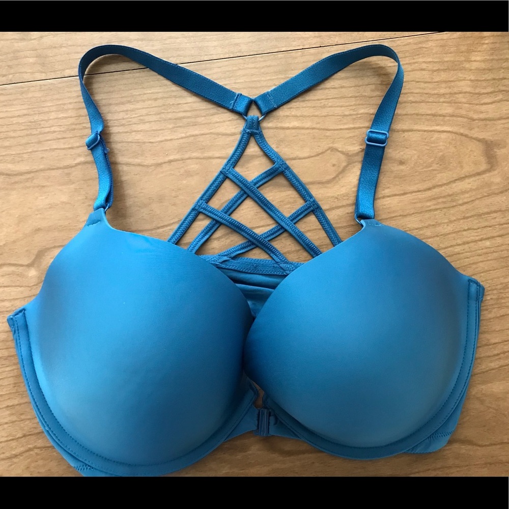 36DD blue racerback bra